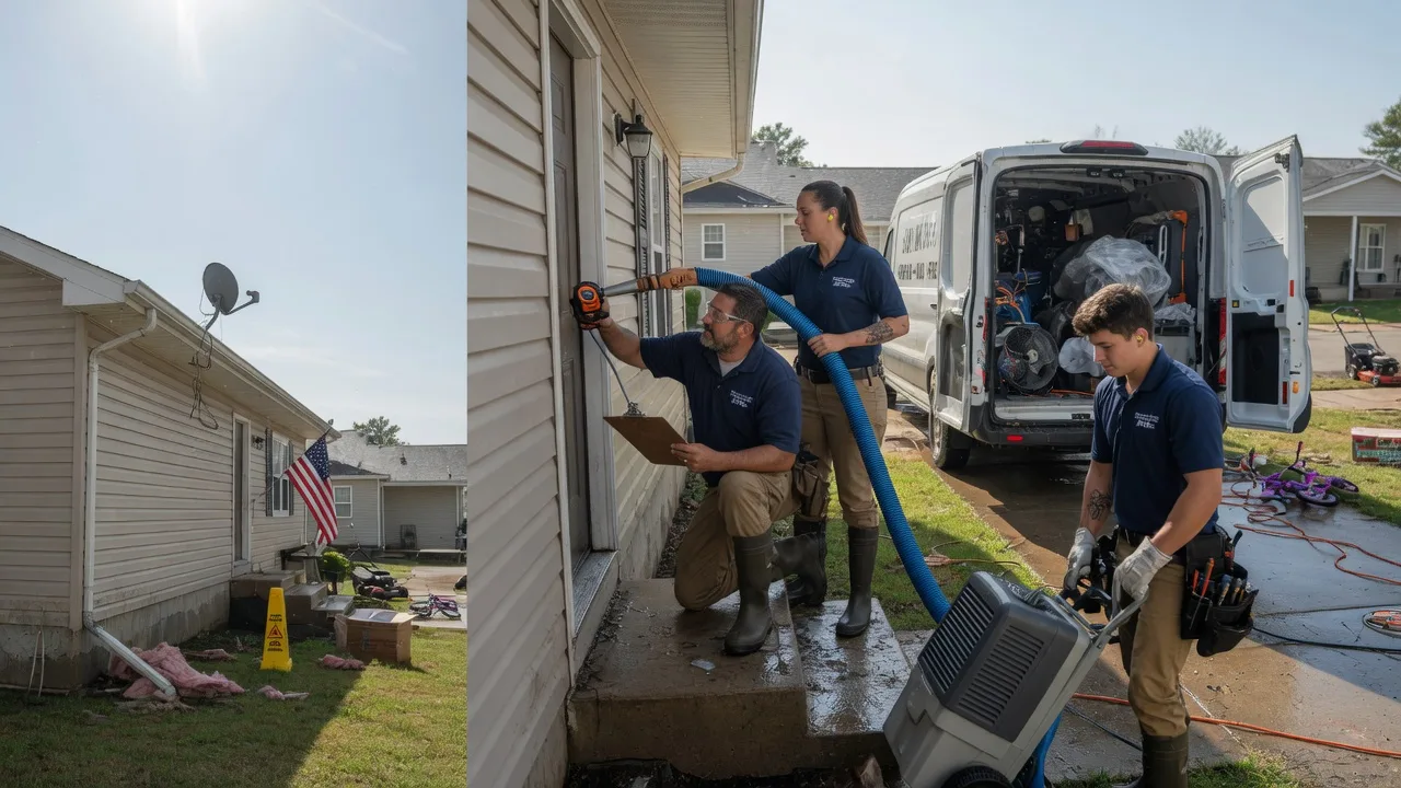 Ceiling Water Damage Restoration in Spearman, TX near me